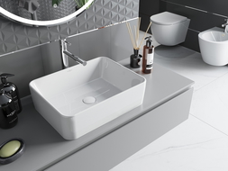Mexen Catia lavabo de comptoir 48 x 37 cm, Blanc - 21314800