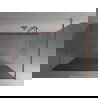 Mexen Kioto paroi de douche autoportante 110 x 200 cm, Graphite, Or rose - 800-110-002-60-40
