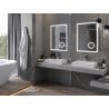 Mexen Kala miroir de salle de bains éclairé avec miroir cosmétique 60 x 80 cm, LED 6000K, antibuée - 9820-060-080-611-00