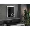 Mexen Kala miroir de salle de bain éclairé avec miroir cosmétique 60 x 80 cm, LED 6000K, antigivre - 9820-060-080-611-00