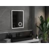 Mexen Kala miroir de salle de bains éclairé avec miroir cosmétique 60 x 80 cm, LED 6000K, antibuée - 9820-060-080-611-00