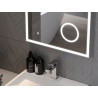 Mexen Kala miroir de salle de bain éclairé avec miroir cosmétique 60 x 80 cm, LED 6000K, anti-buée - 9820-060-080-611-00
