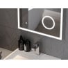 Mexen Kala miroir de salle de bains éclairé avec miroir cosmétique 60 x 80 cm, LED 6000K, antibuée - 9820-060-080-611-00