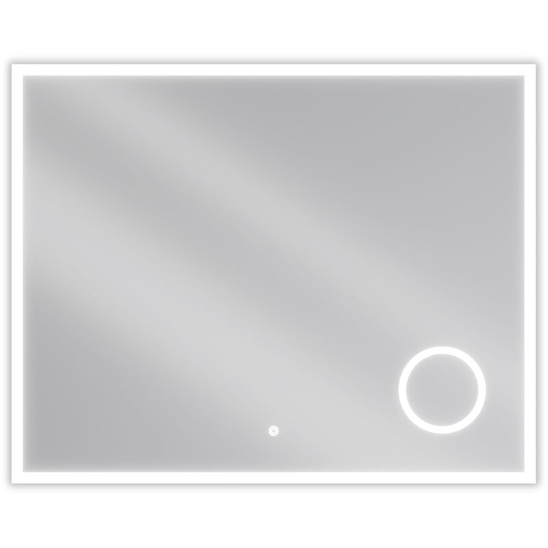 Mexen Kala miroir de salle de bain rétroéclairé avec miroir cosmétique 100 x 80 cm, LED 6000K, anti-buée - 9820-100-080-611-00