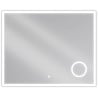 Mexen Kala miroir de salle de bain rétroéclairé avec miroir cosmétique 100 x 80 cm, LED 6000K, anti-buée - 9820-100-080-611-00