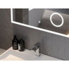 Mexen Kala miroir de salle de bains éclairé avec miroir cosmétique 100 x 80 cm, LED 6000K, antibuée - 9820-100-080-611-00