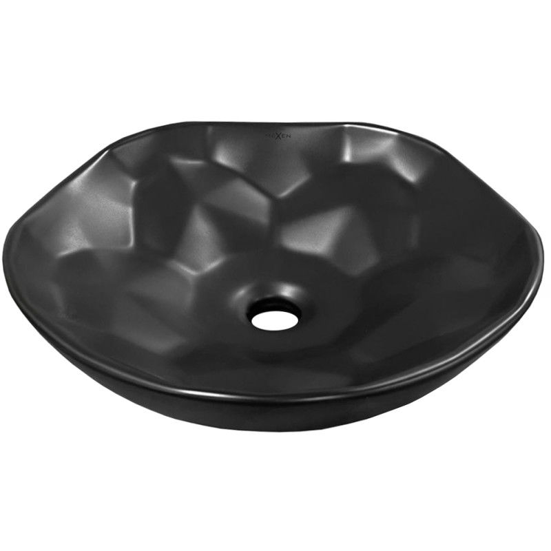 Mexen Nicea lavabo de comptoir 41 x 41 cm, noir mat - 21754185