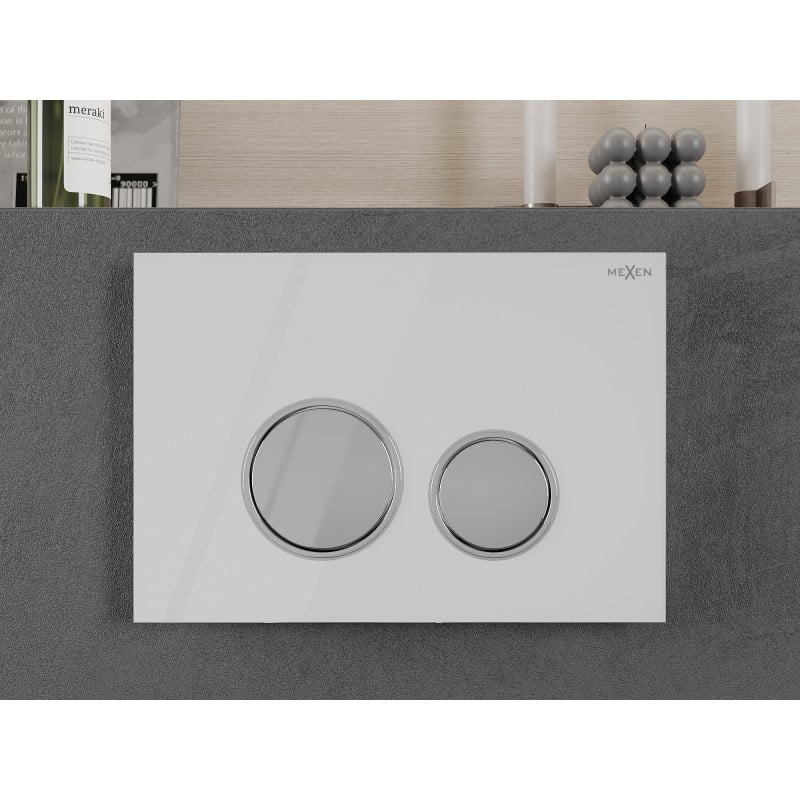 Mexen Fenix 06 bouton de chasse, blanc - 600620
