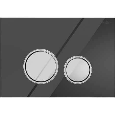 Mexen Fenix 06 bouton de chasse d'eau, noir - 600623