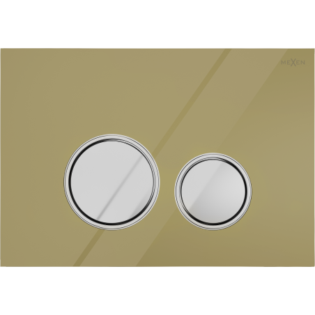 Bouton de chasse Mexen Fenix 06, or champagne - 600624