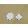 Bouton de chasse Mexen Fenix 06, or champagne - 600624