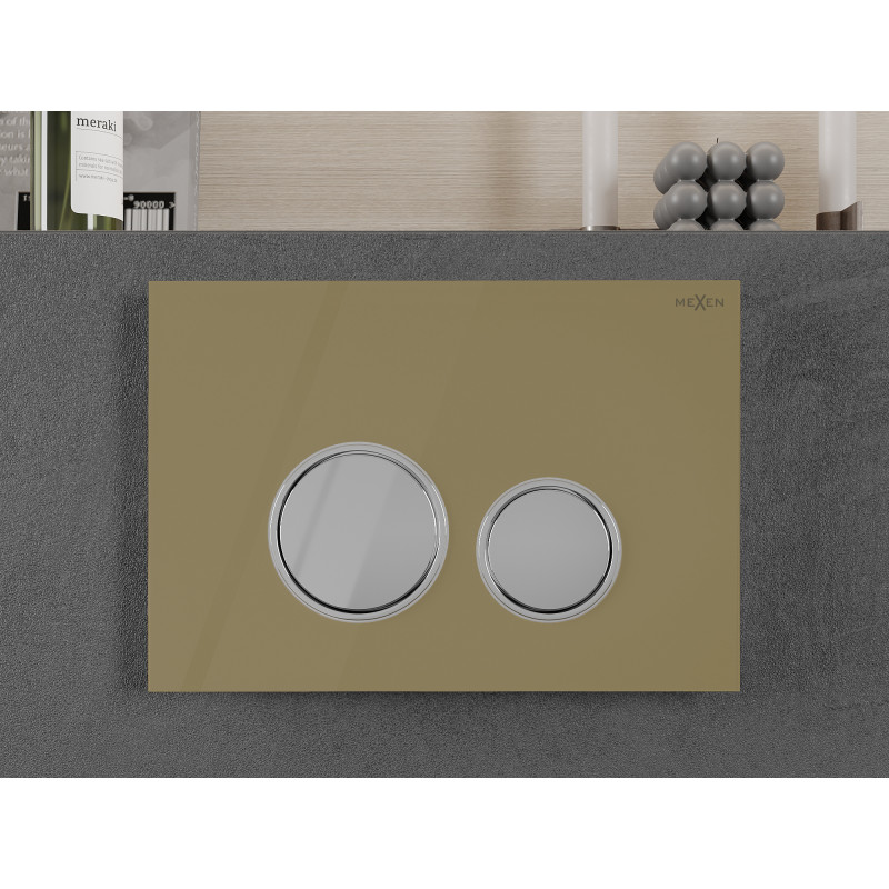 Mexen Fenix 06 bouton de chasse, or champagne - 600624