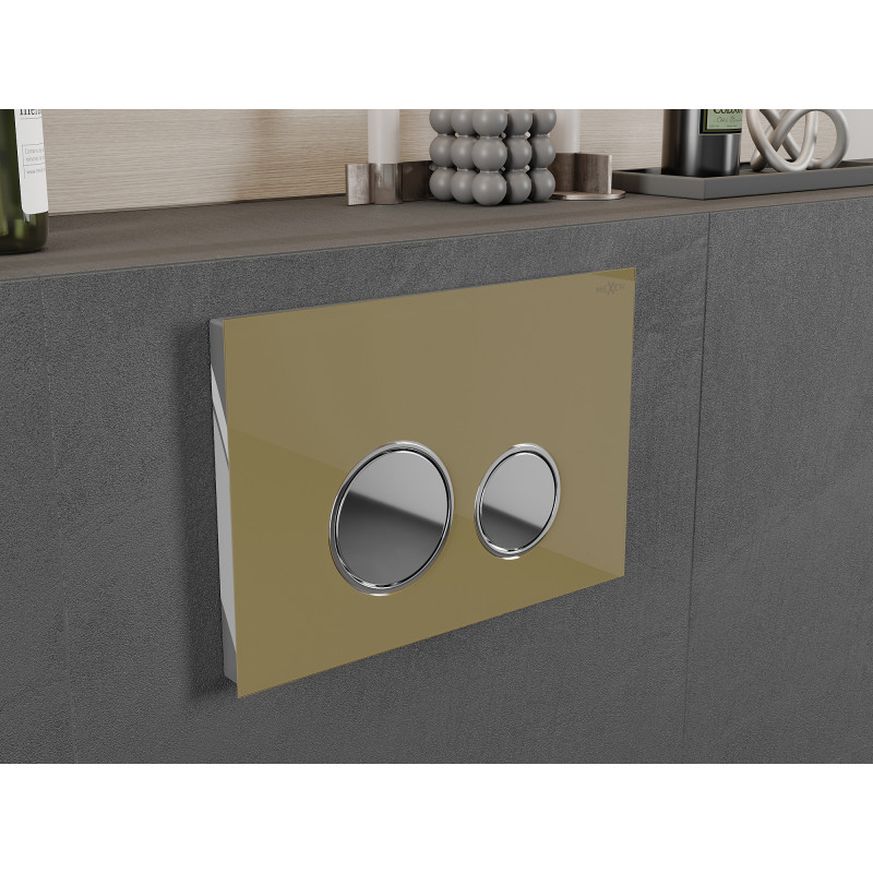 Mexen Fenix 06 bouton de chasse, or champagne - 600624