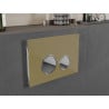 Bouton de chasse Mexen Fenix 06, or champagne - 600624