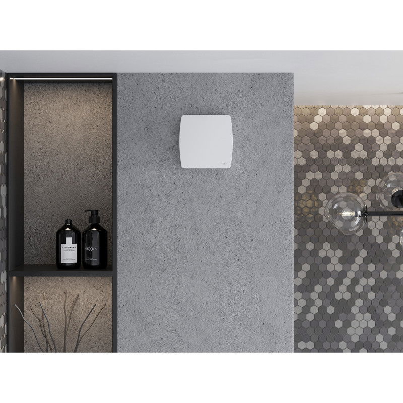 Mexen AXS Ventilateur de salle de bain 100 avec minuterie, blanc - W9601-100T-00