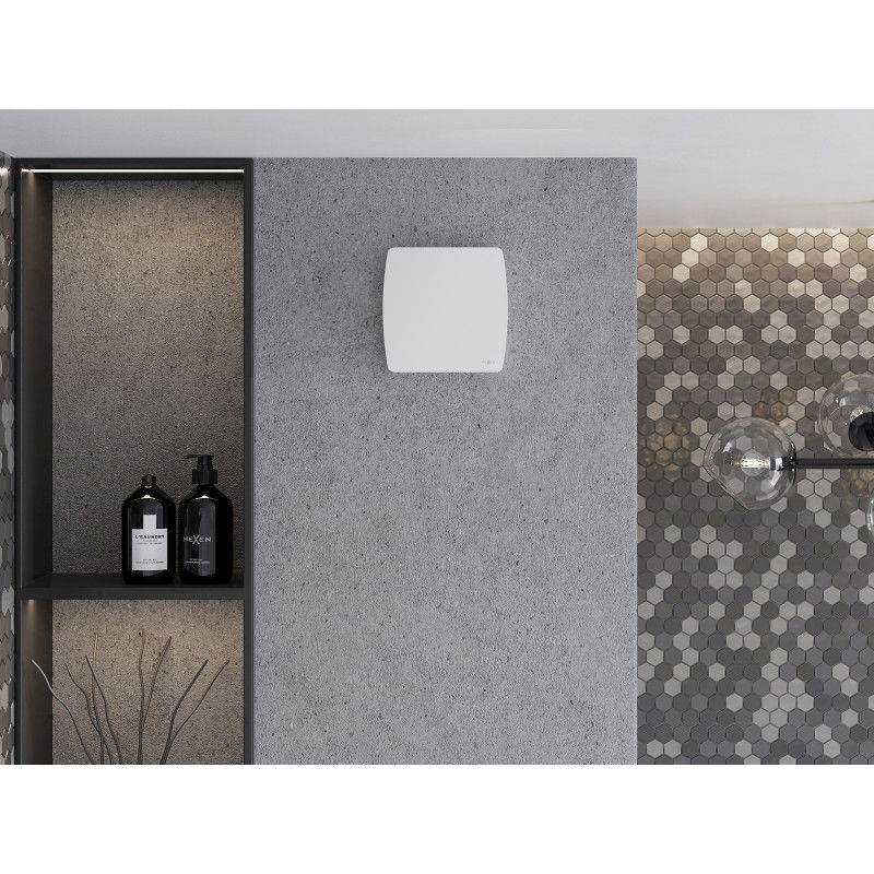 Mexen AXS 120 ventilateur de salle de bain avec capteur d'humidité, blanc - W9601-125H-00