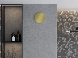 Mexen AXR 100 ventilateur de salle de bains avec capteur d'humidité, doré - W9602-100H-50