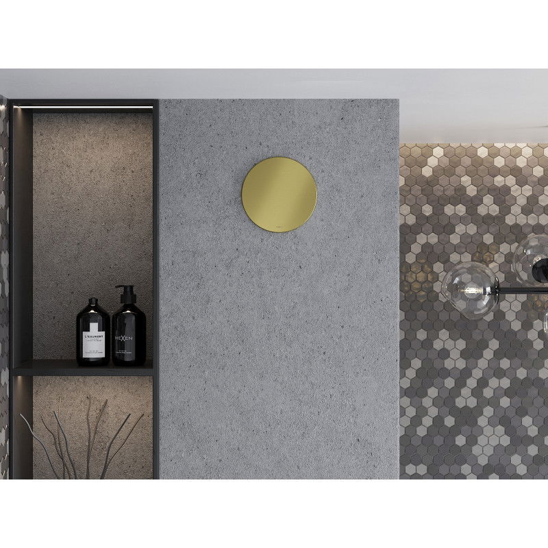 Mexen AXR 100 ventilateur de salle de bain avec minuteur, doré - W9602-100T-50