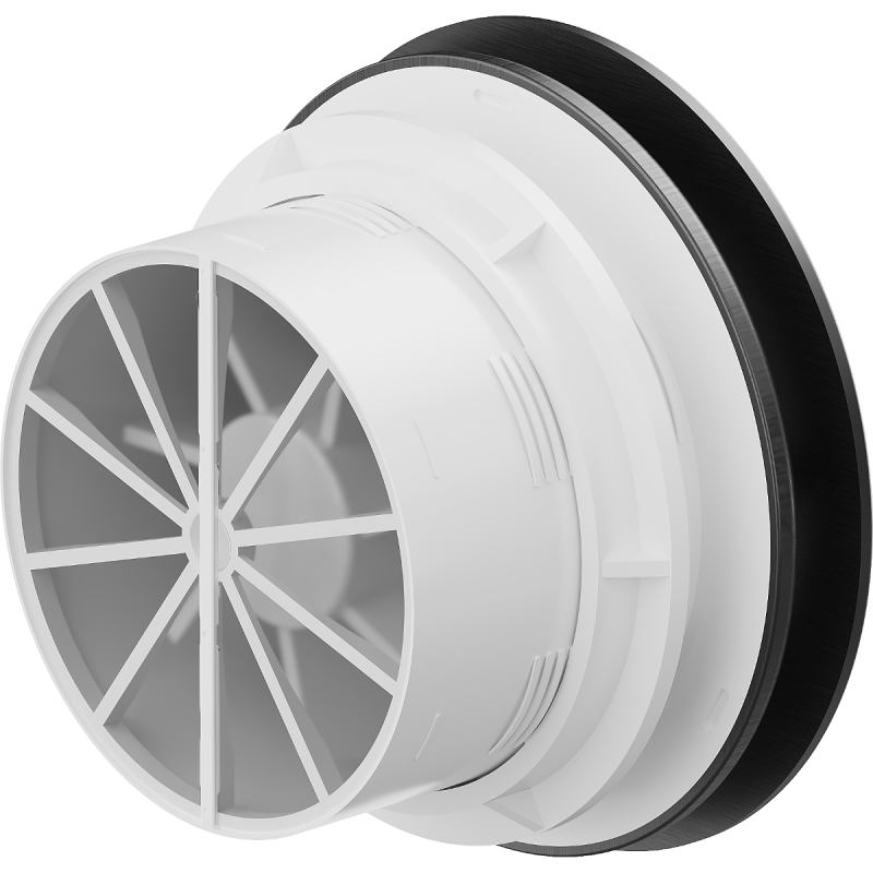 Mexen AXR 150 ventilateur de salle de bain, noir - W9602-150-70