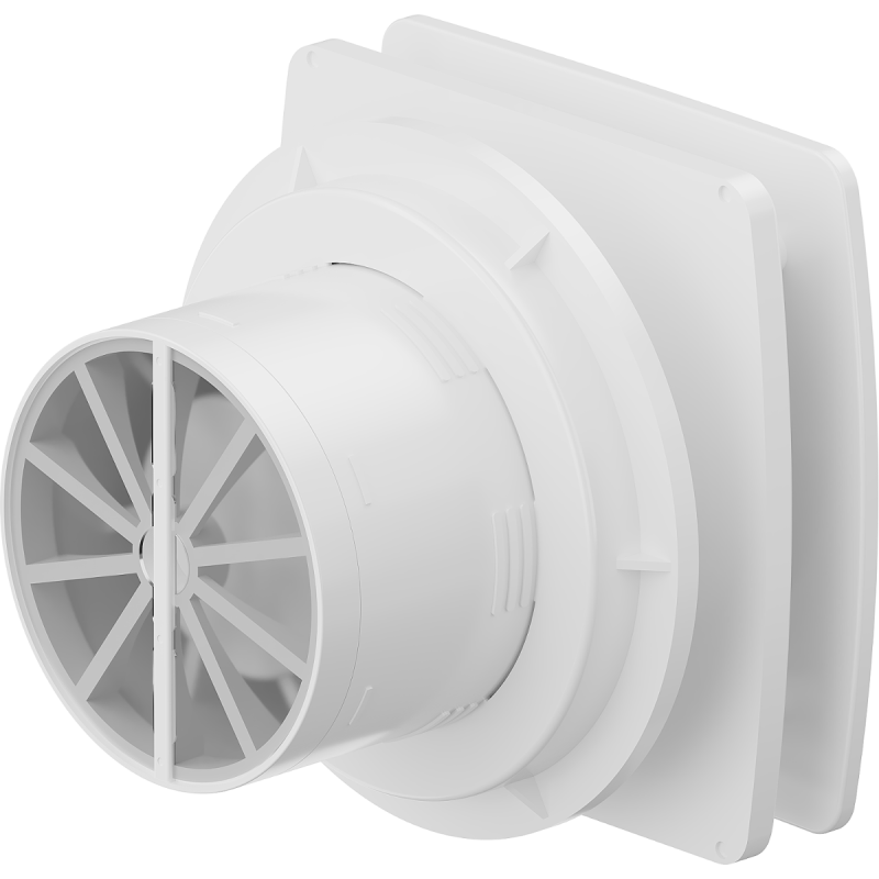 Mexen AXS Ventilateur de salle de bain 100 avec minuterie, blanc - W9601-100T-00