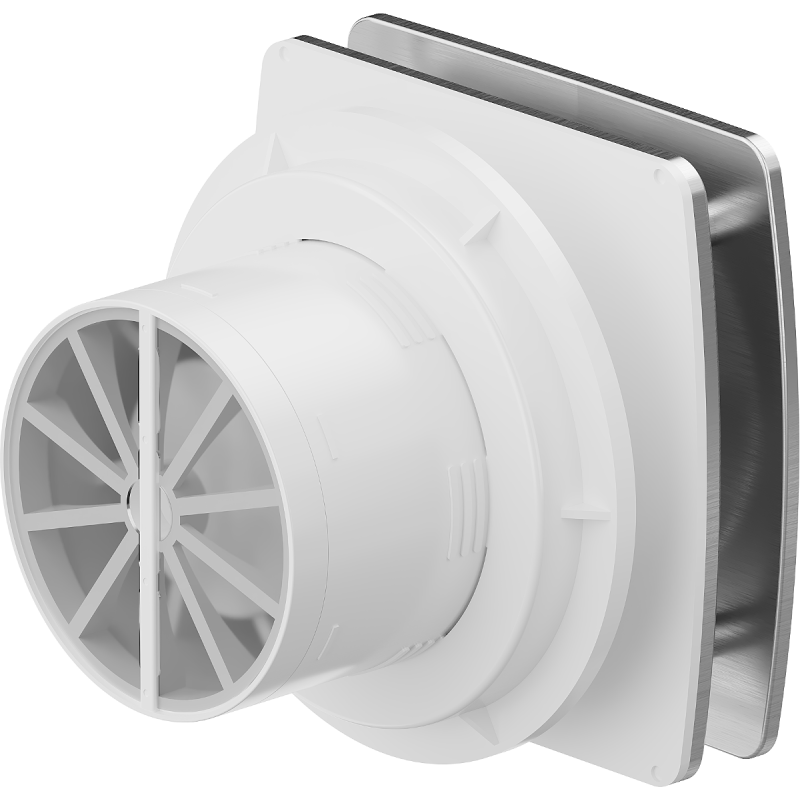 Mexen AXS 100 ventilateur de salle de bain, argenté - W9601-100-11