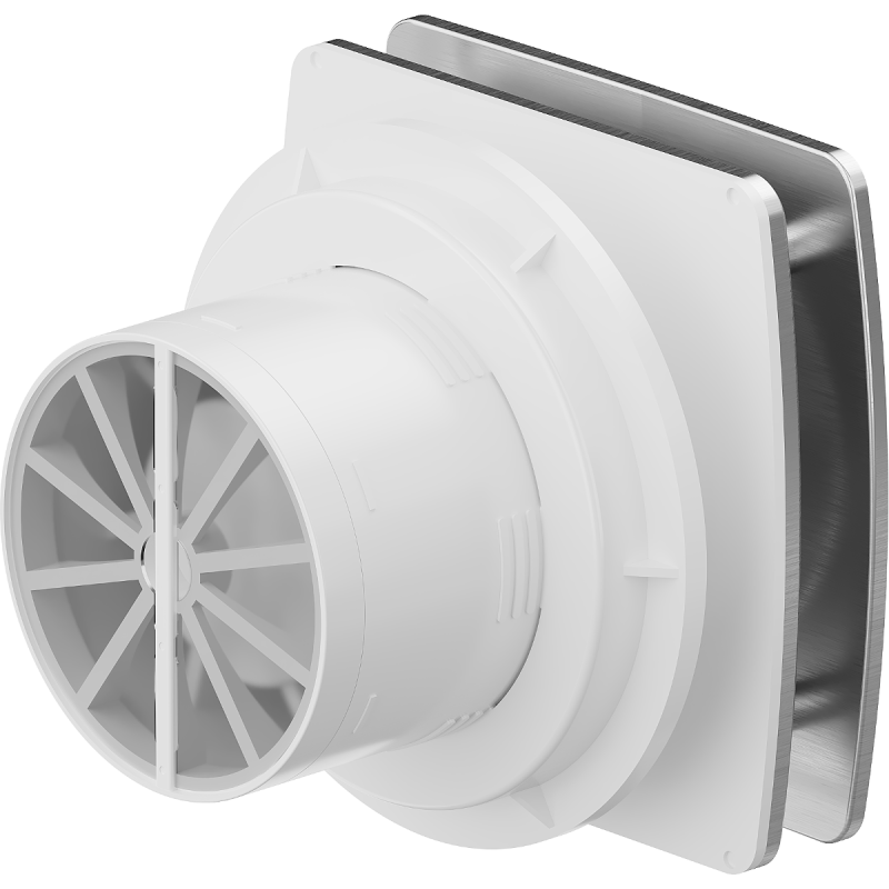 Mexen AXS 100 ventilateur de salle de bain avec capteur d'humidité, argenté - W9601-100H-11