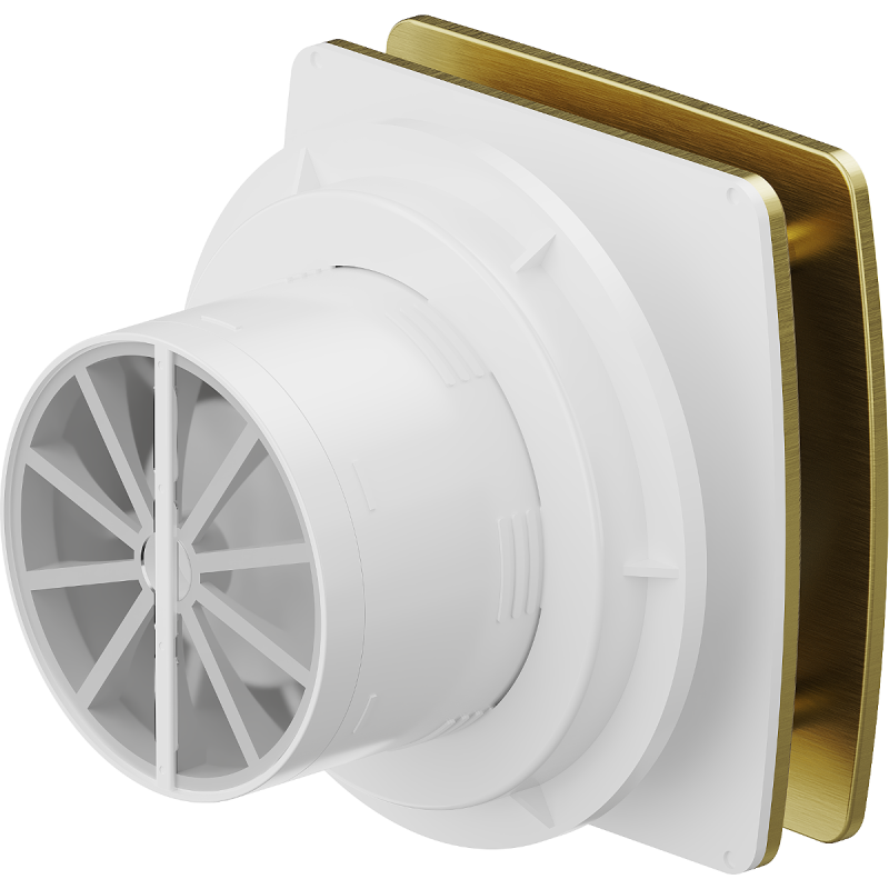 Mexen AXS 100 ventilateur de salle de bain, doré - W9601-100-50