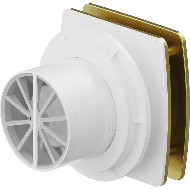 Mexen AXS 100 ventilateur de salle de bain avec capteur d'humidité, doré - W9601-100H-50