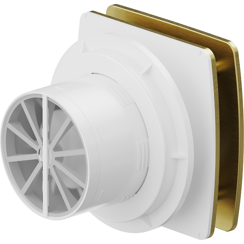 Mexen AXS 100 ventilateur de salle de bains avec capteur d'humidité, doré - W9601-100H-50