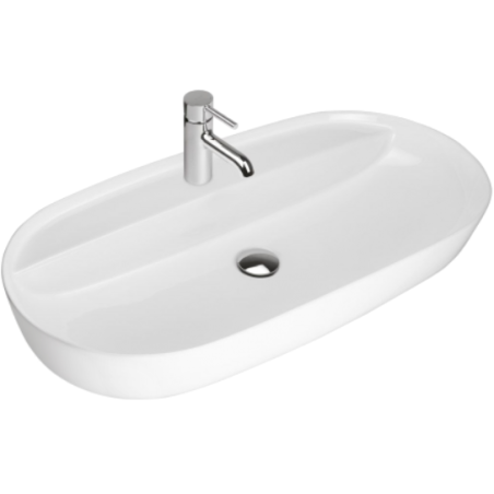Mexen Adel lavabo de comptoir 80 x 40 cm, blanche - 22168000