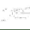 Mexen Base porte-papier de toilette, Or - 7088233-50