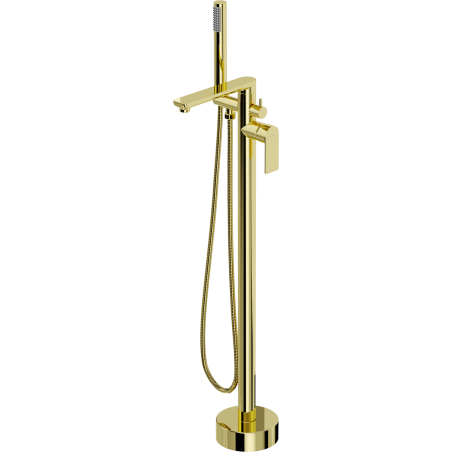 Mexen Leda robinet de baignoire autoportant, doré - 75633-50
