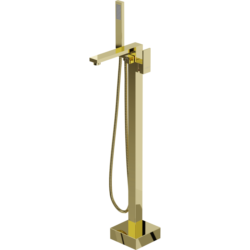 Mexen Urano robinet de baignoire autoportant, doré - 75233-50