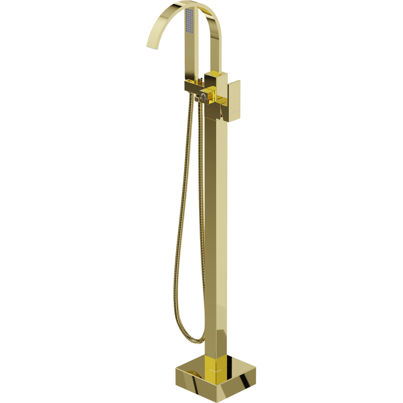 Mexen Veda robinet de baignoire autoportant, or - 75433-50