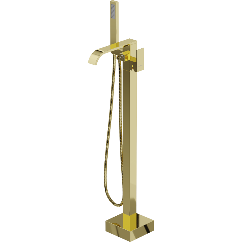 Mexen Lava robinet de baignoire autoportant, or - 752433-50