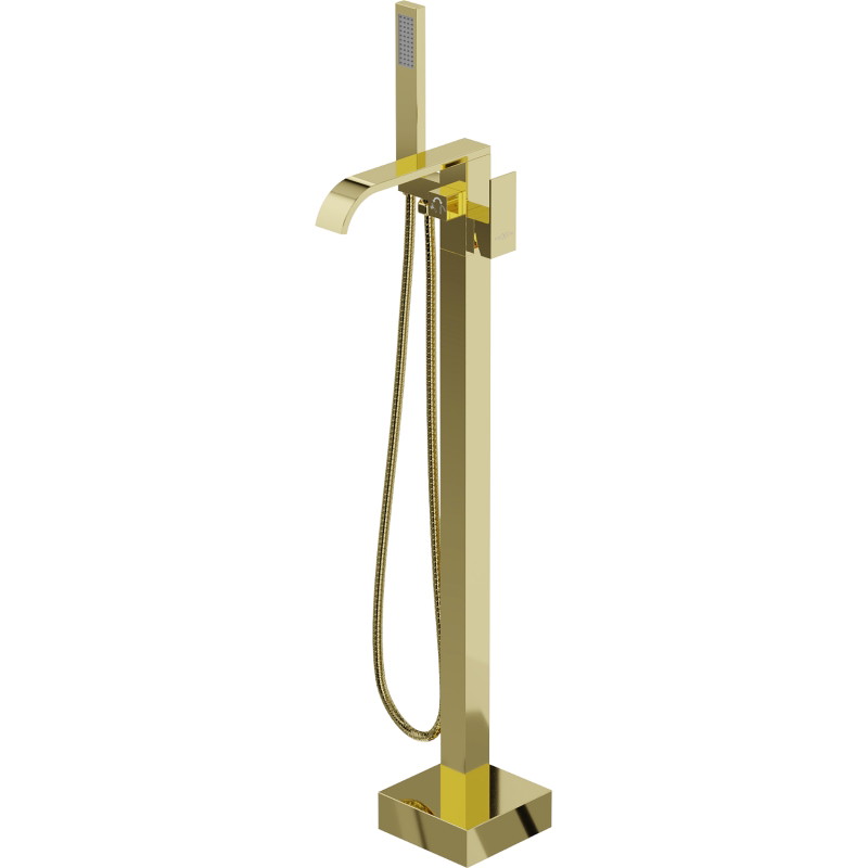 Mexen Lava robinet de baignoire indépendant, doré - 752433-50