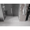 Mexen Velar portes de douche coulissantes 150 cm, transparentes, blanches - 871-150-000-01-20
