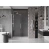 Mexen Velar porte de douche coulissante 150 cm, transparent, blanc - 871-150-000-01-20