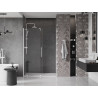 Mexen Velar portes de douche coulissantes 150 cm, transparentes, blanches - 871-150-000-01-20