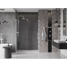 Mexen Velar portes de douche coulissantes 150 cm, transparentes, blanches - 871-150-000-01-20