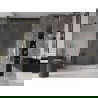 Mexen Velar porte de douche coulissante 150 cm, transparent, or - 871-150-000-01-50