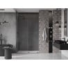 Mexen Velar porte de douche coulissante 140 cm, transparente, gris canon brossé - 871-140-000-01-66