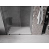 Mexen Velar porte de douche coulissante 150 cm, transparent, gris arme brossé - 871-150-000-01-66