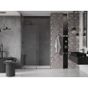 Mexen Velar porte de douche coulissante 150 cm, transparent, gris arme brossé - 871-150-000-01-66