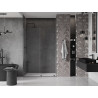 Mexen Velar porte de douche coulissante 150 cm, transparent, gris arme brossé - 871-150-000-01-66
