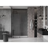 Mexen Velar porte de douche coulissante 140 cm, transparente, noire - 871-140-000-01-70