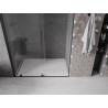 Mexen Velar porte de douche coulissante 160 cm, transparente, noire - 871-160-000-01-70