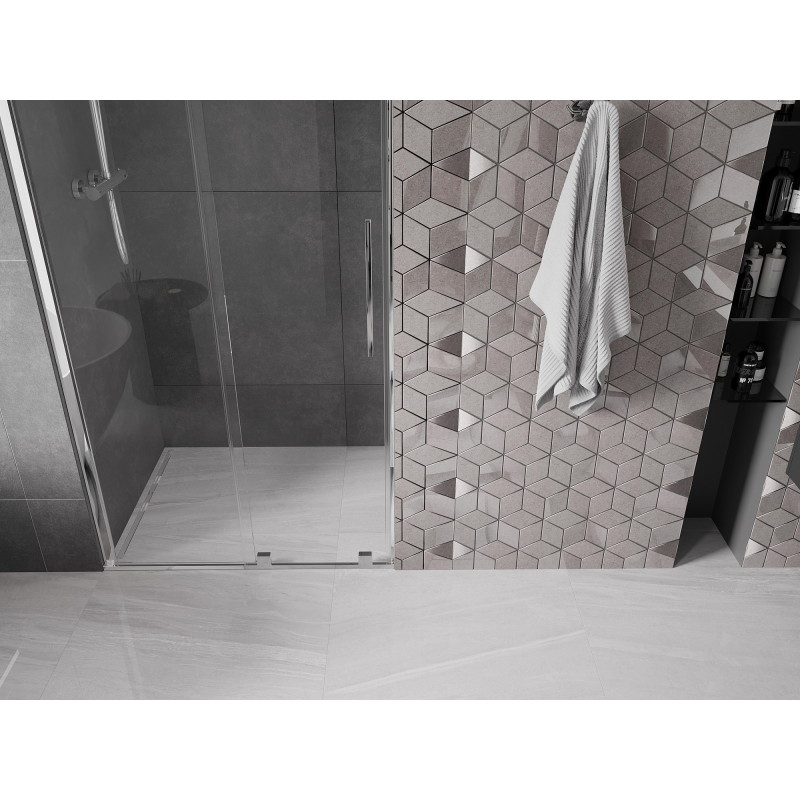 Mexen Velar portes de douche coulissantes 100 cm, transparentes, chrom - 871-100-000-01-01