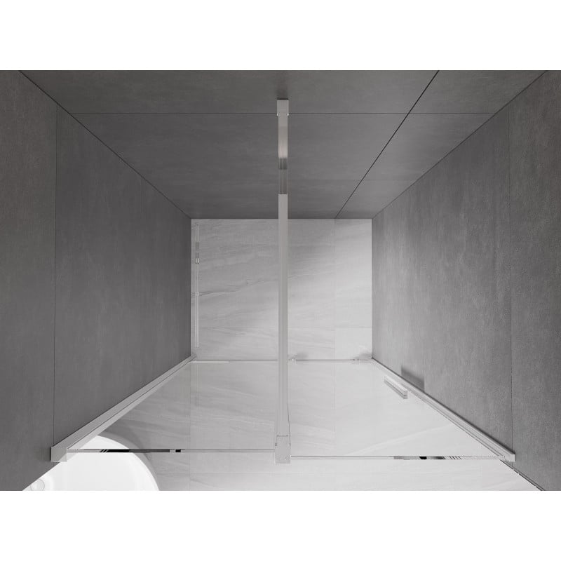 Mexen Velar portes de douche coulissantes 100 cm, transparent, chrome - 871-100-000-01-01