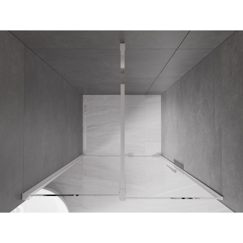 Mexen Velar portes de douche coulissantes 100 cm, transparentes, chrom - 871-100-000-01-01